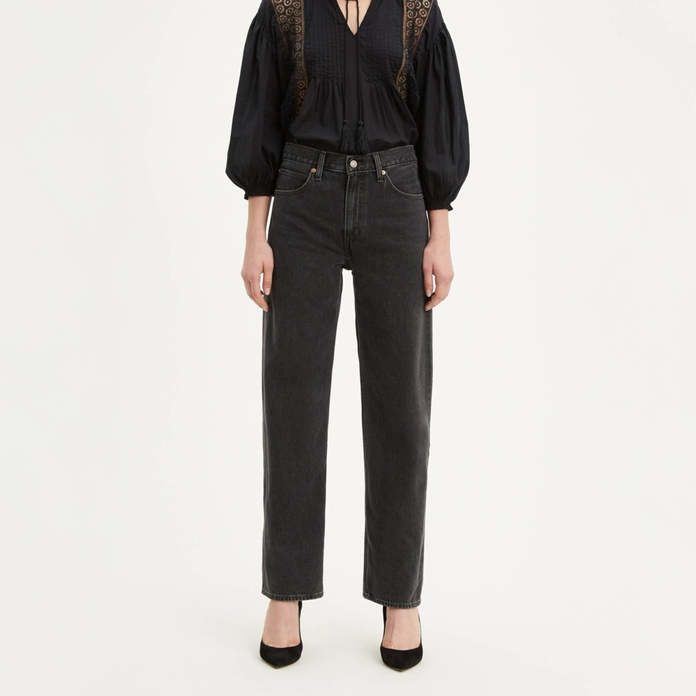 LEVIS Black Dad Jeans